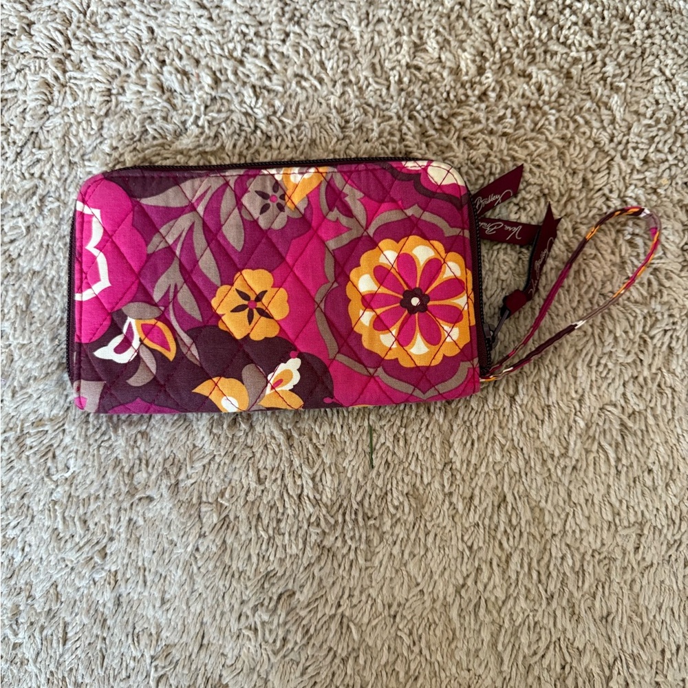 Vera Bradley Multicolor Floral Wristlet